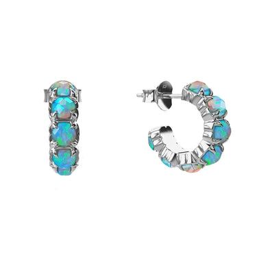 Stolen Girlfriends Club Halo Cluster Earrings Bello Opal | STG
