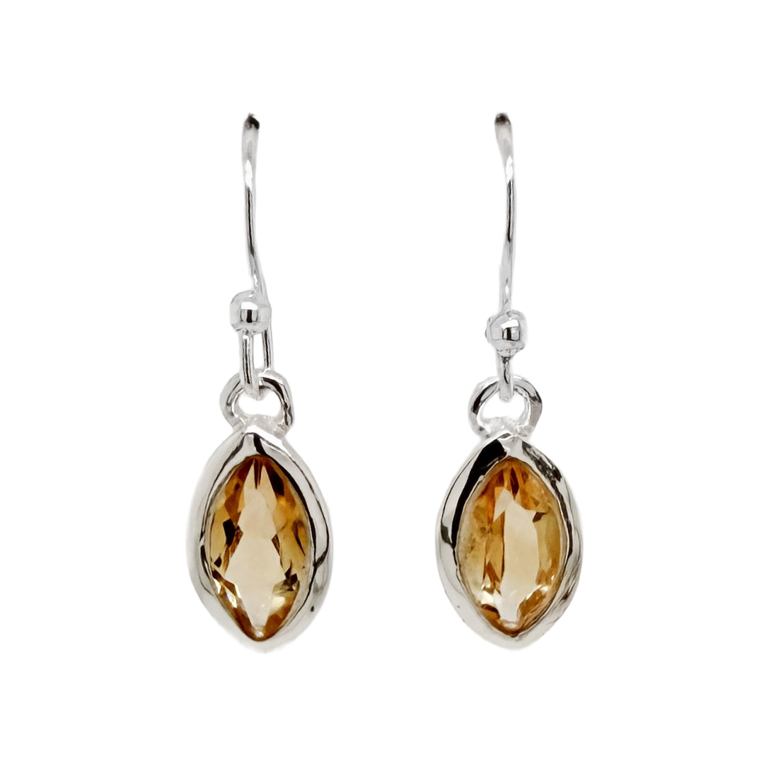 Citrine Marquise Earrings