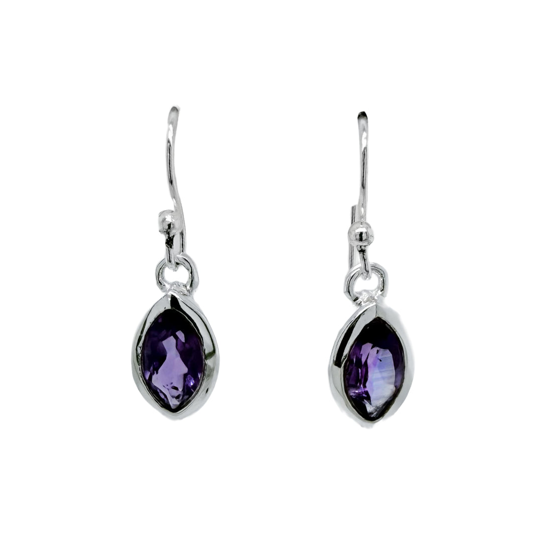Marquise-Cut Earrings | Amethyst