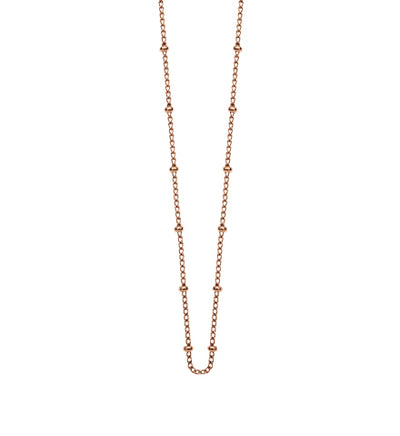 Kirstin Ash 40-45cm Curb Chain | 18k Rose Gold Vermeil