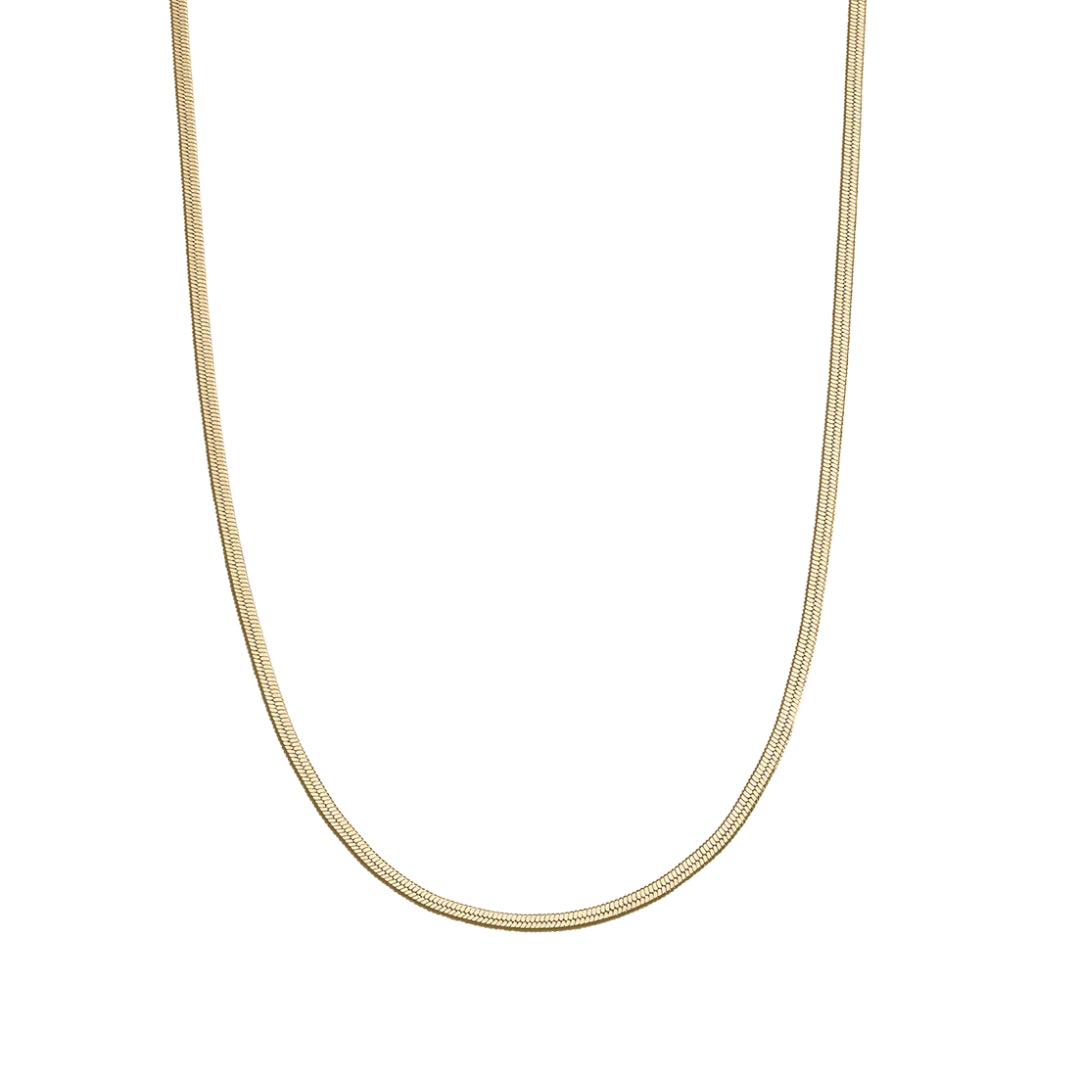 Kirstin Ash | Elemental | Herringbone | 18k Gold Plated | Chain