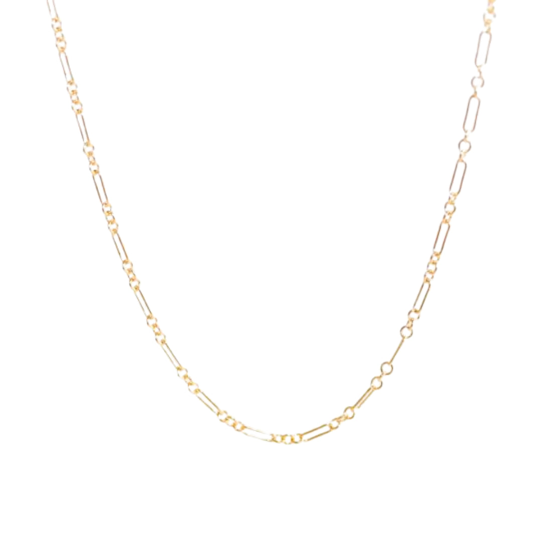 14k Gold Filled Paperclip Chain | 45cm