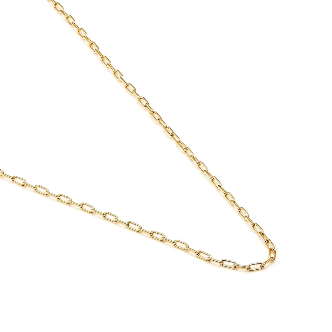 Silk & Steel Papier Necklace Gold