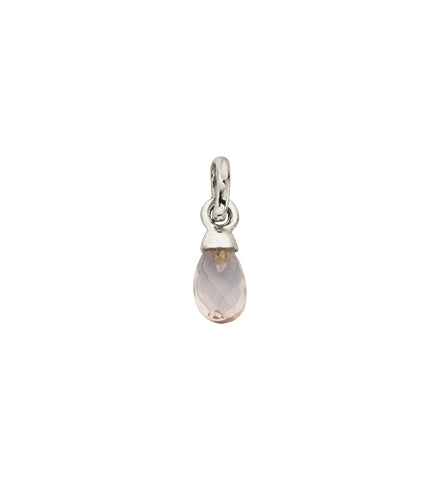 Kirstin Ash Rose Quartz Gemstone in Silver