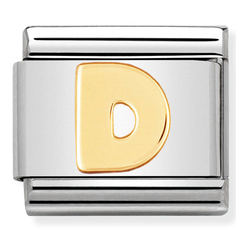 Nomination | Letter "D" in 18K Gold