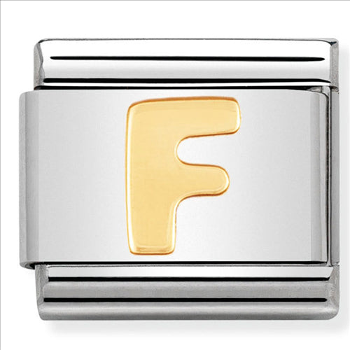 Nomination | Letter "F" in 18K Gold