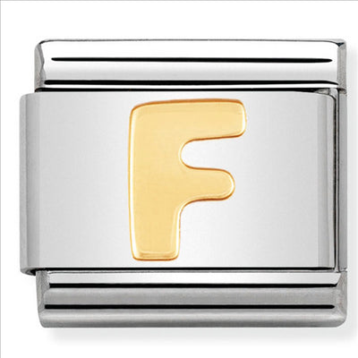 Nomination | Letter "F" in 18K Gold
