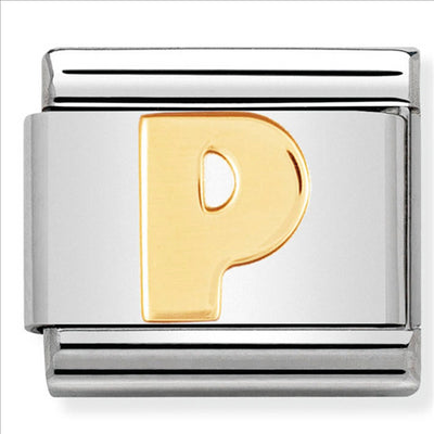 Nomination | Letter "P" in 18K Gold