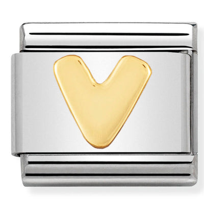 Nomination | Letter "V" in 18K Gold