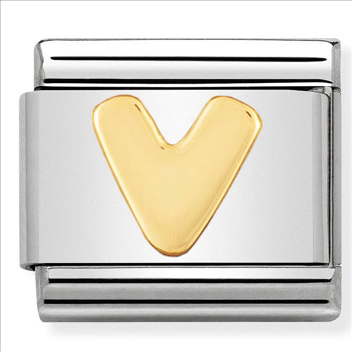 Nomination | Letter "V" in 18K Gold