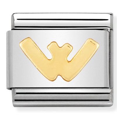 Nomination | Letter "W" in 18K Gold