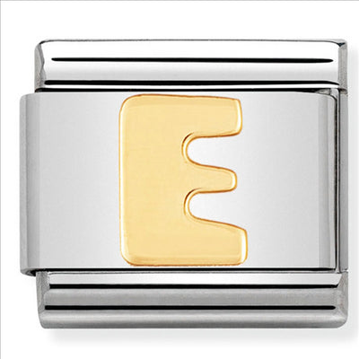 Nomination | Letter "E" in 18K Gold