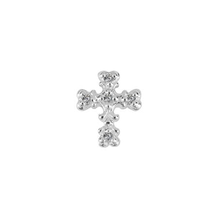 Stow Charm | Shining Cross | Belief | Silver CZ