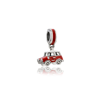 Evolve Retro Mini Cooper (Road Trip) Charm