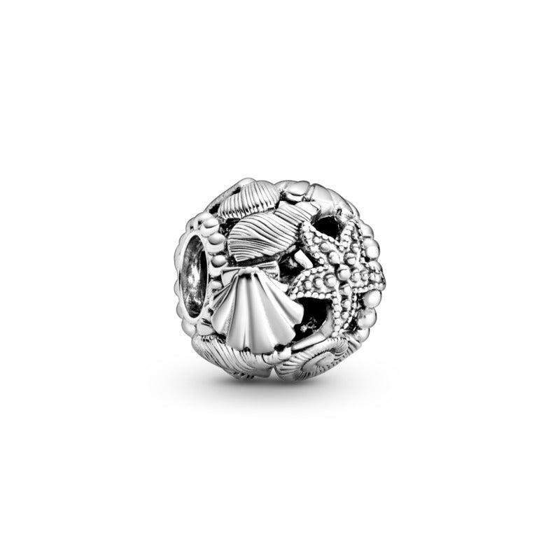 Pandora Pandora Openwork Starfish, Shells & Hearts Charm | Precious Metals