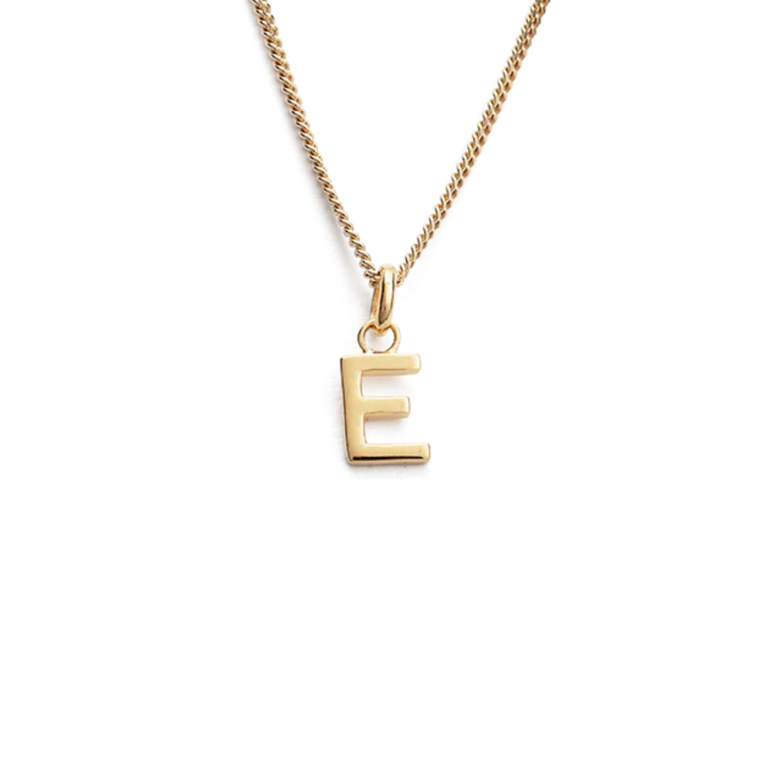Kirstin Ash | Outliine Initial | E | YG Plated