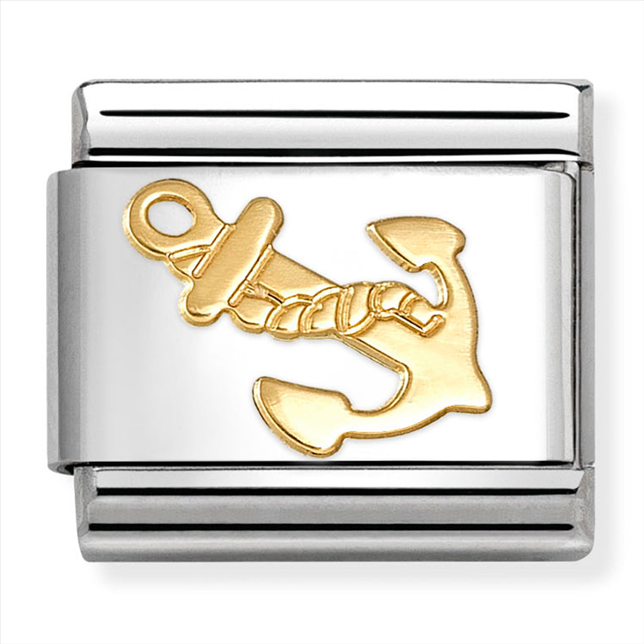 Nomination | Anchor with Rope in 18K Gold