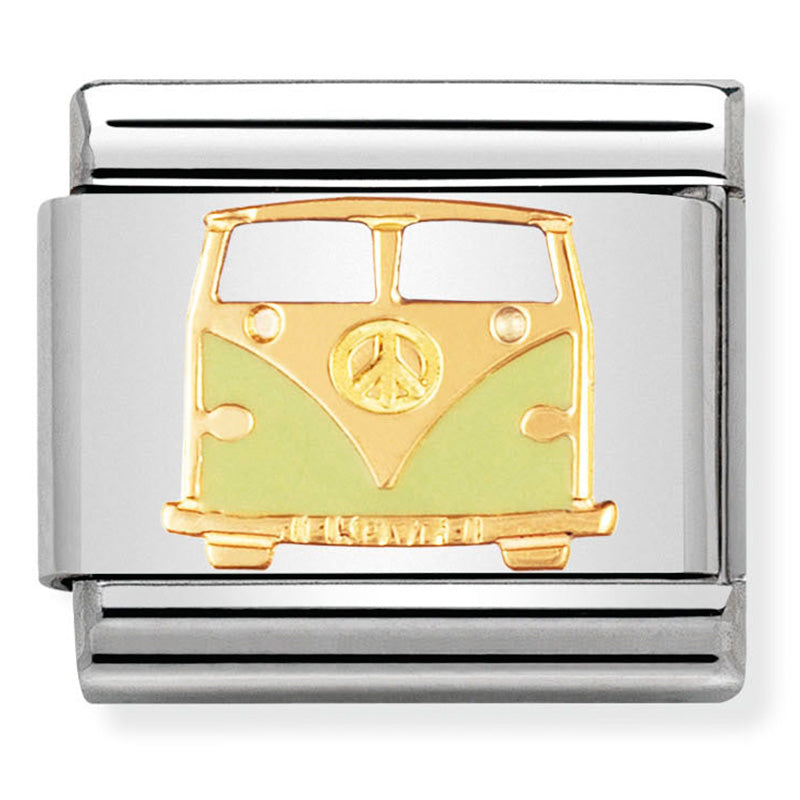 Nomination | Peace and Love Van in 18K Gold