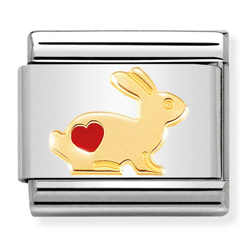 Nomination | Rabbit and Heart in 18K Gold