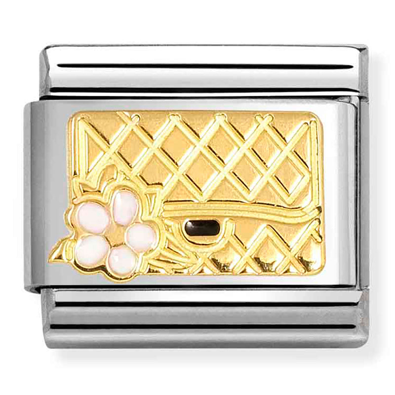 Nomination | Bag with Flowers with Flower in 18K Gold