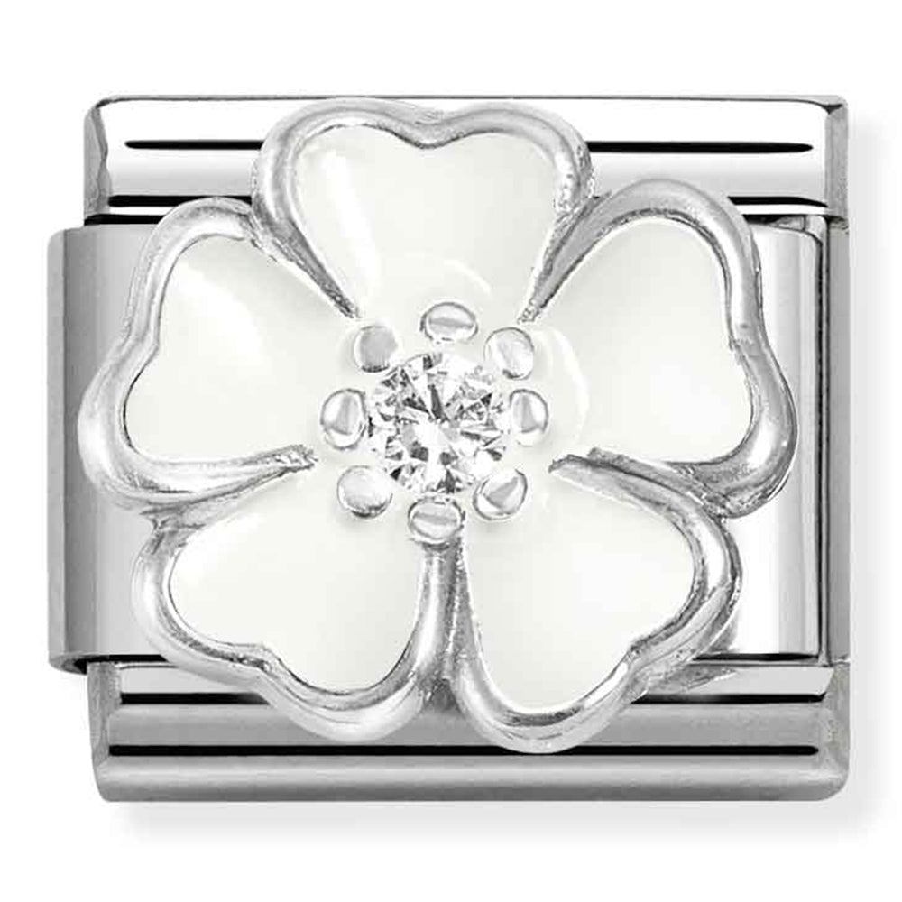 Nomination | Link | Charm Bracelet | Enamel | Stainless Steel | Flower