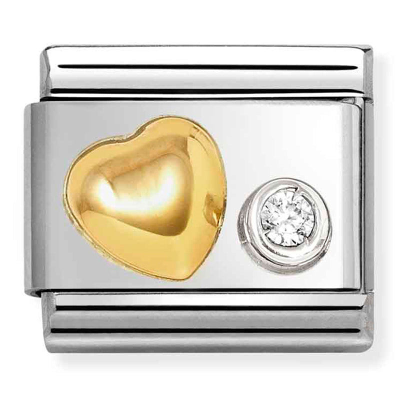 Nomination | Raised Heart in 18k Gold