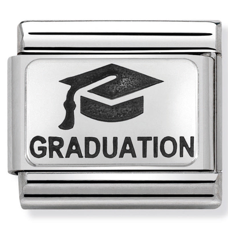 Nomination Graduation With Hat 925 Silver Composable Link
