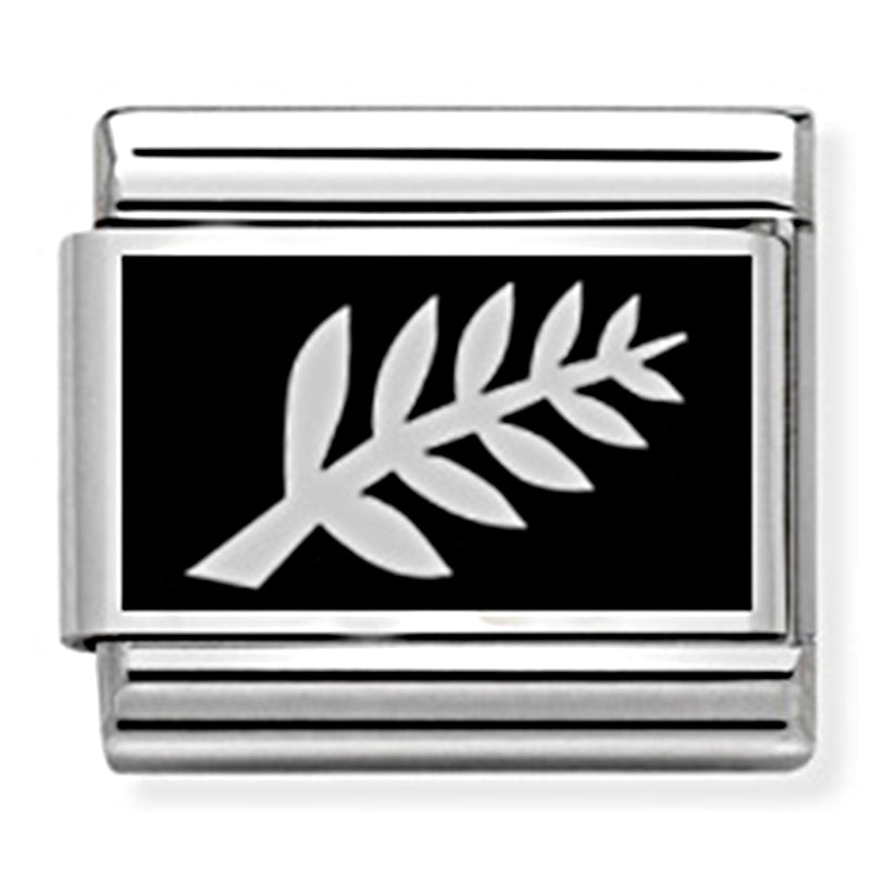 Nomination | Link | Charm Bracelet | Silver Fern | New Zealand | Enamel | Stainless Steel
