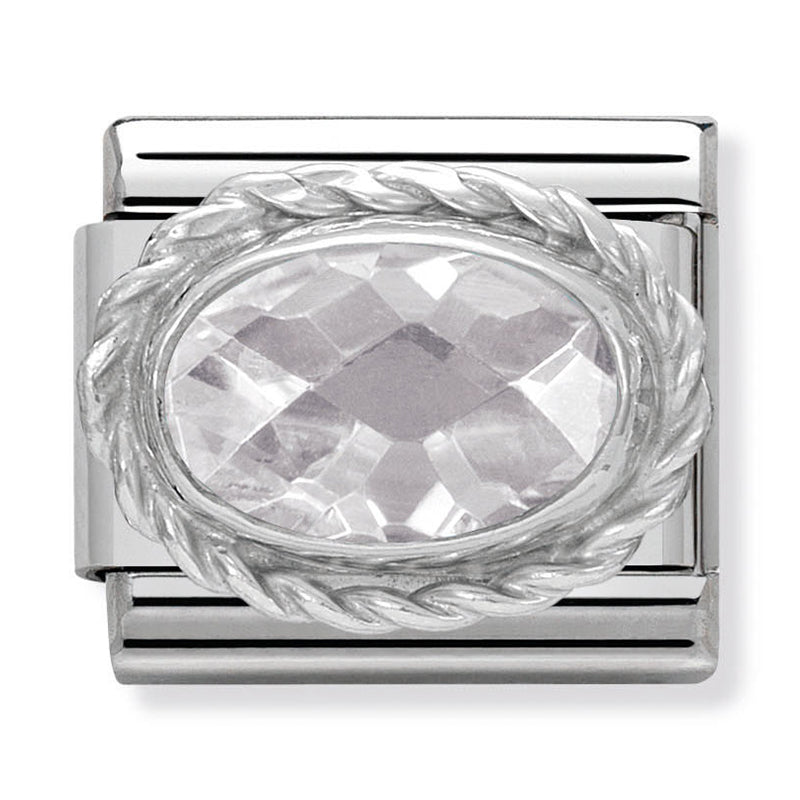 Nomination | Link | Charm Bracelet | Stainless Steel | Cubic Zirconia