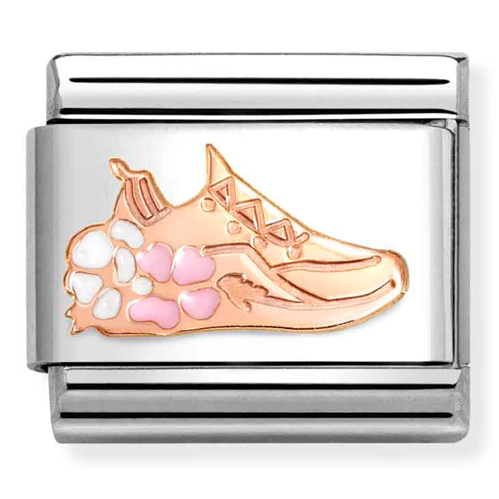 Nomination Sports Shoe 9K Rose Gold Composable Link