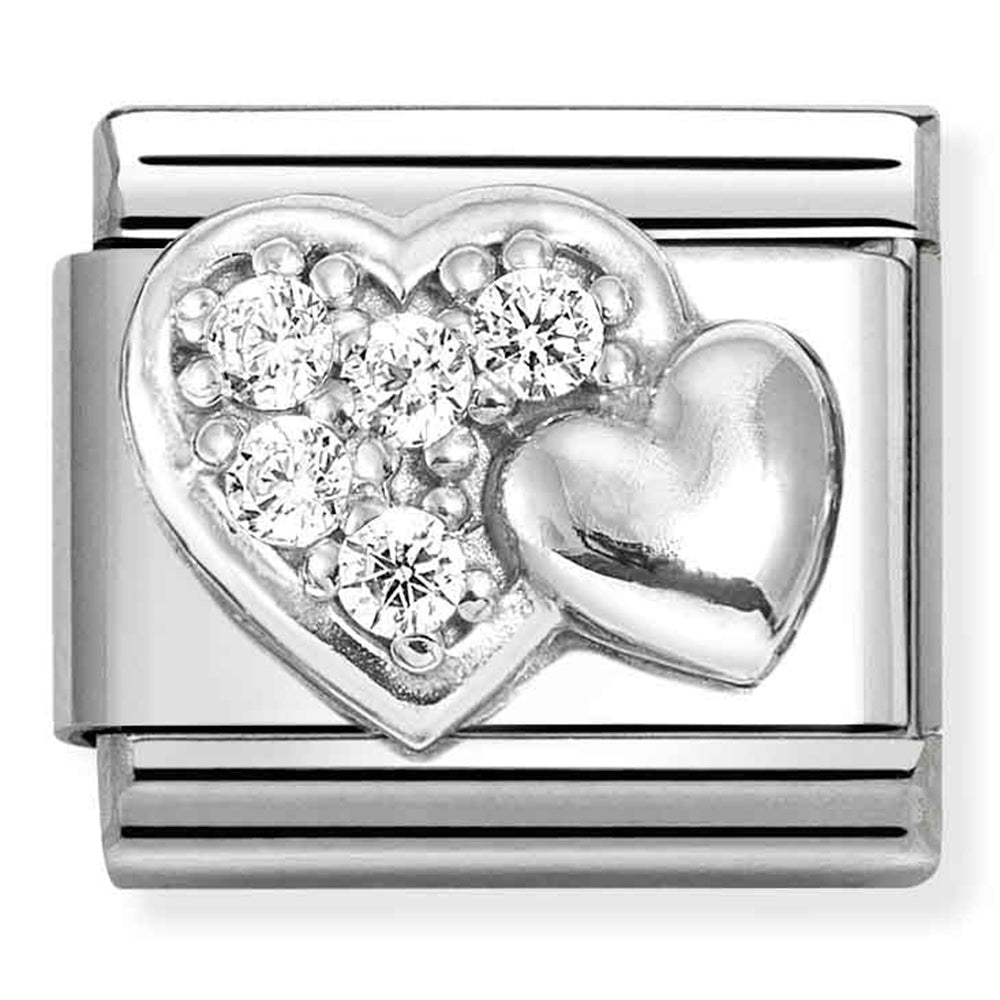 Nomination Hearts 925 Silver Composable Link