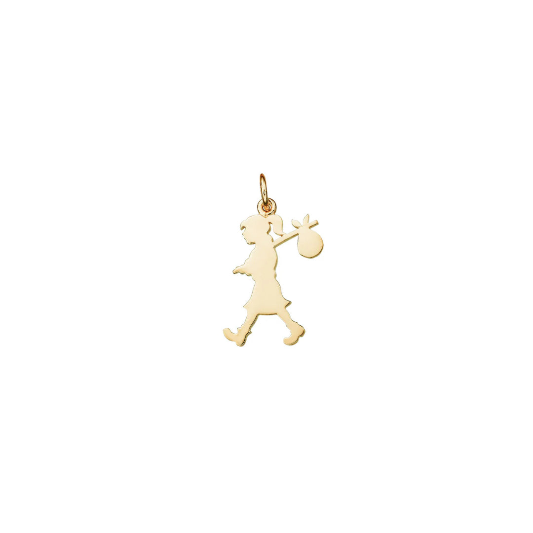Karen Walker | Large Runaway Girl Charm | YG Plated