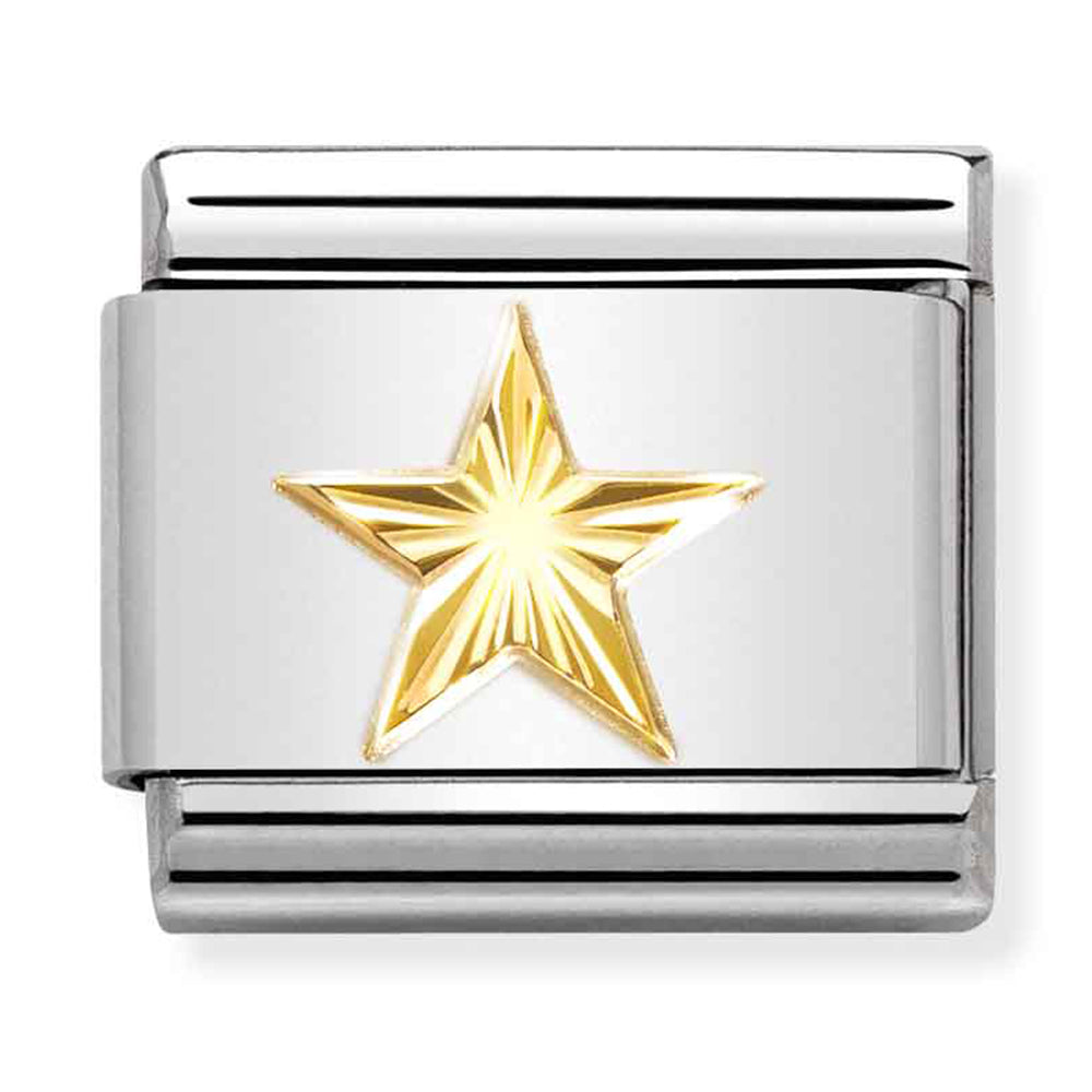 Nomination Star 18K Gold Composable Link
