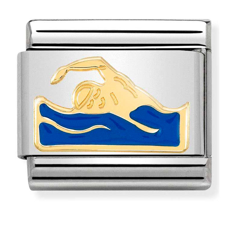 Nomination Swimmer 18K Gold Composable Link