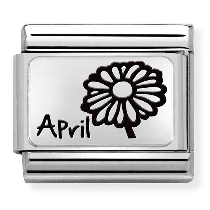 Nomination April Flower 925 Silver Composable Link