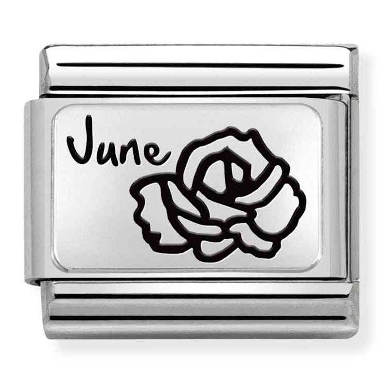 Nomination June Flower 925 Silver Composable Link