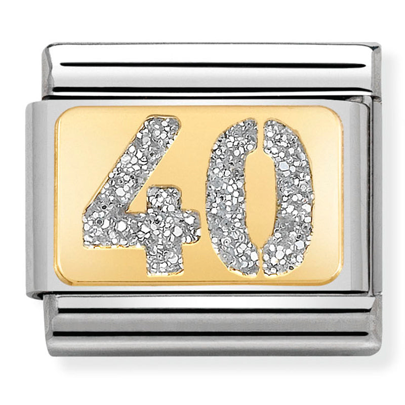 Nomination Number 40 18K Gold Composable Link