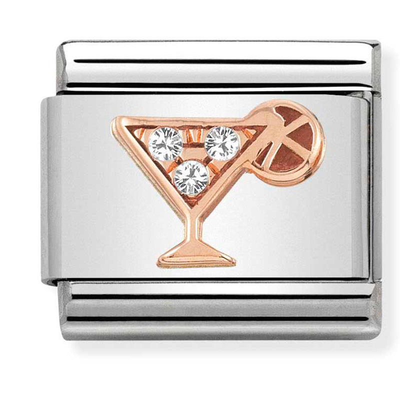 Nomination Cocktail 9K Rose Gold Composable Link