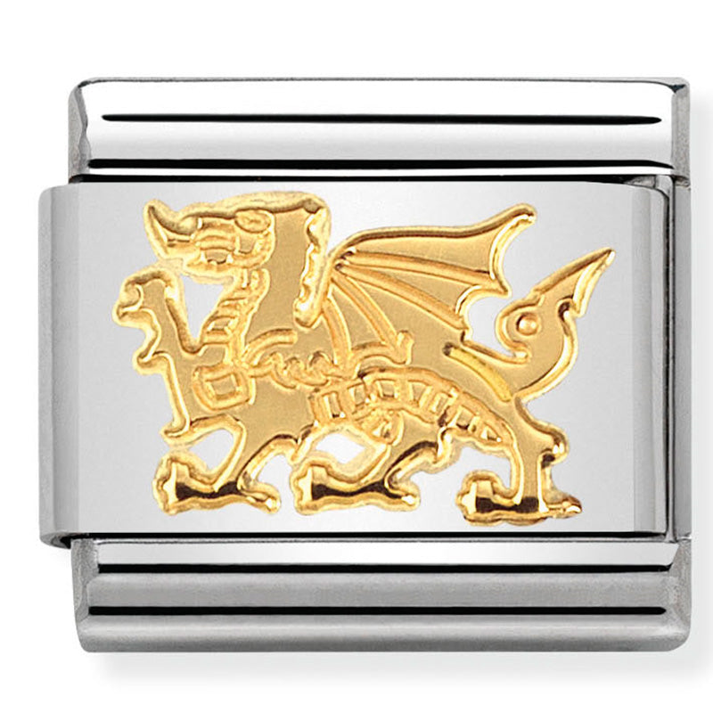 Nomination Dragon 18K Gold Composable Link