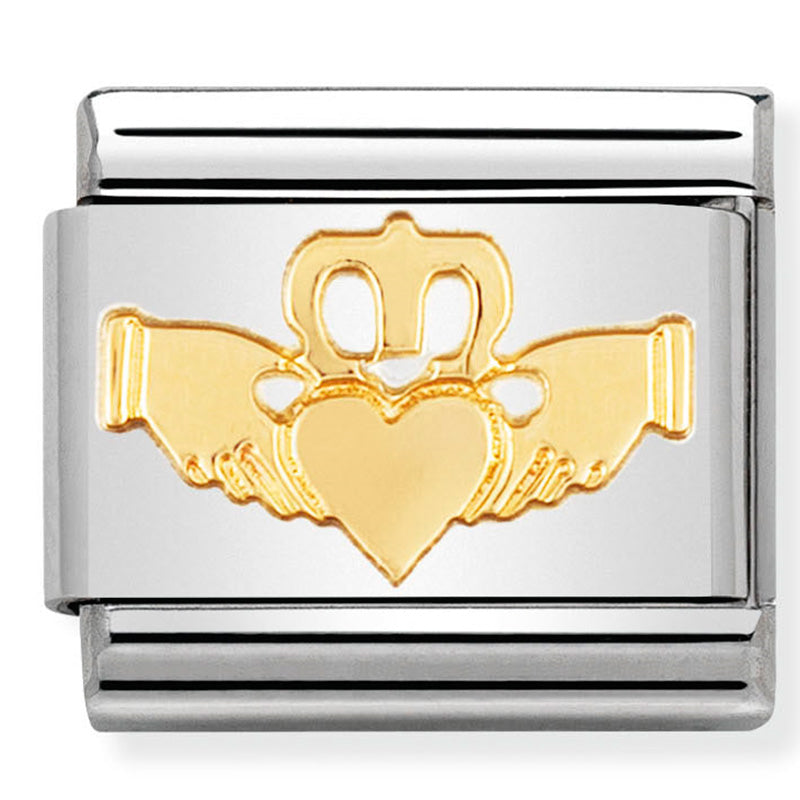 Nomination Claddagh 18K Gold Composable Link