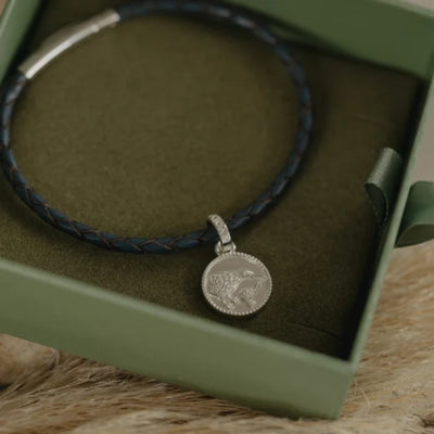 Evolve NZ Kiwi Coin Pendant Charm | STG