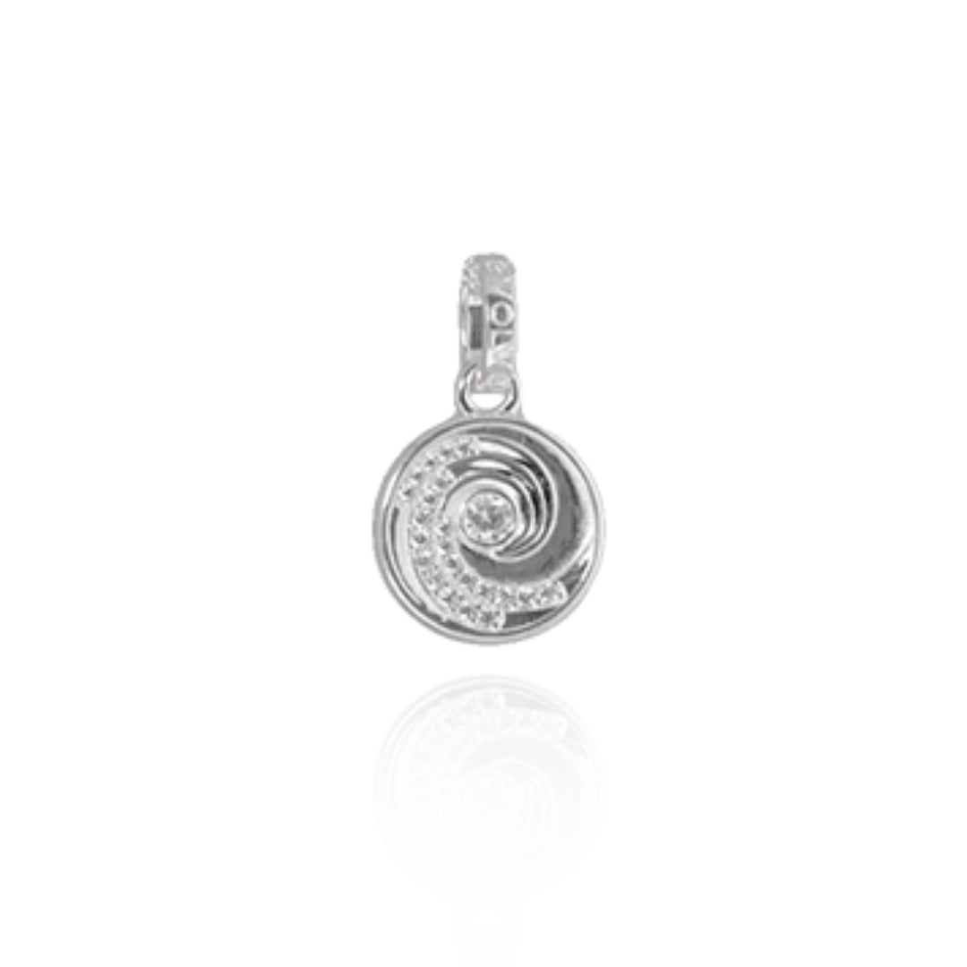 Evolve Evolve NZ Ocean Wave Coin Pendant Charm (Confident) | STG | Precious  Metals