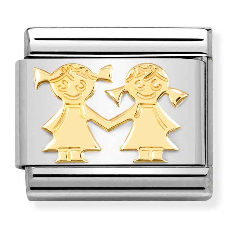 Nomination Sisters 18K Gold Composable Link
