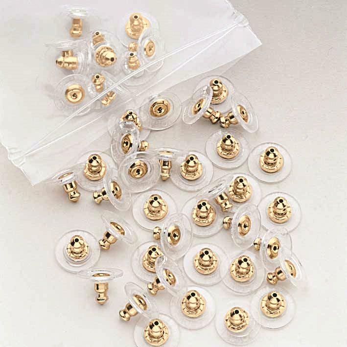 Swarovski Gold Earring Backs (Pair)