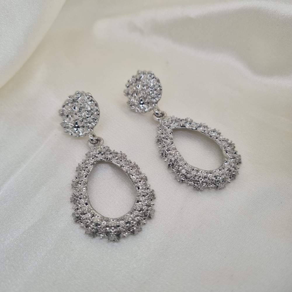 Aurora ‘Charlotte’ Silver Fashion Earrings