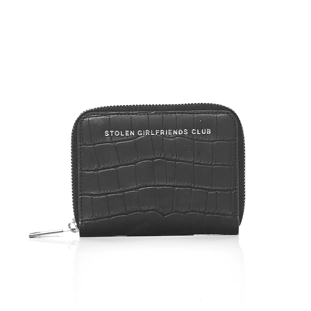 Stolen Girlfriends Club Trouble Black Leather Wallet