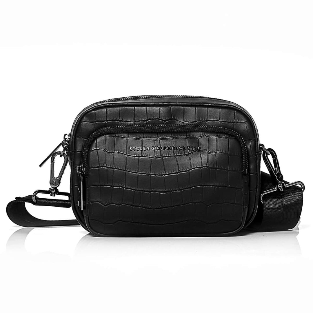 Stolen Girlfriends Club Task Force Black Leather Bag