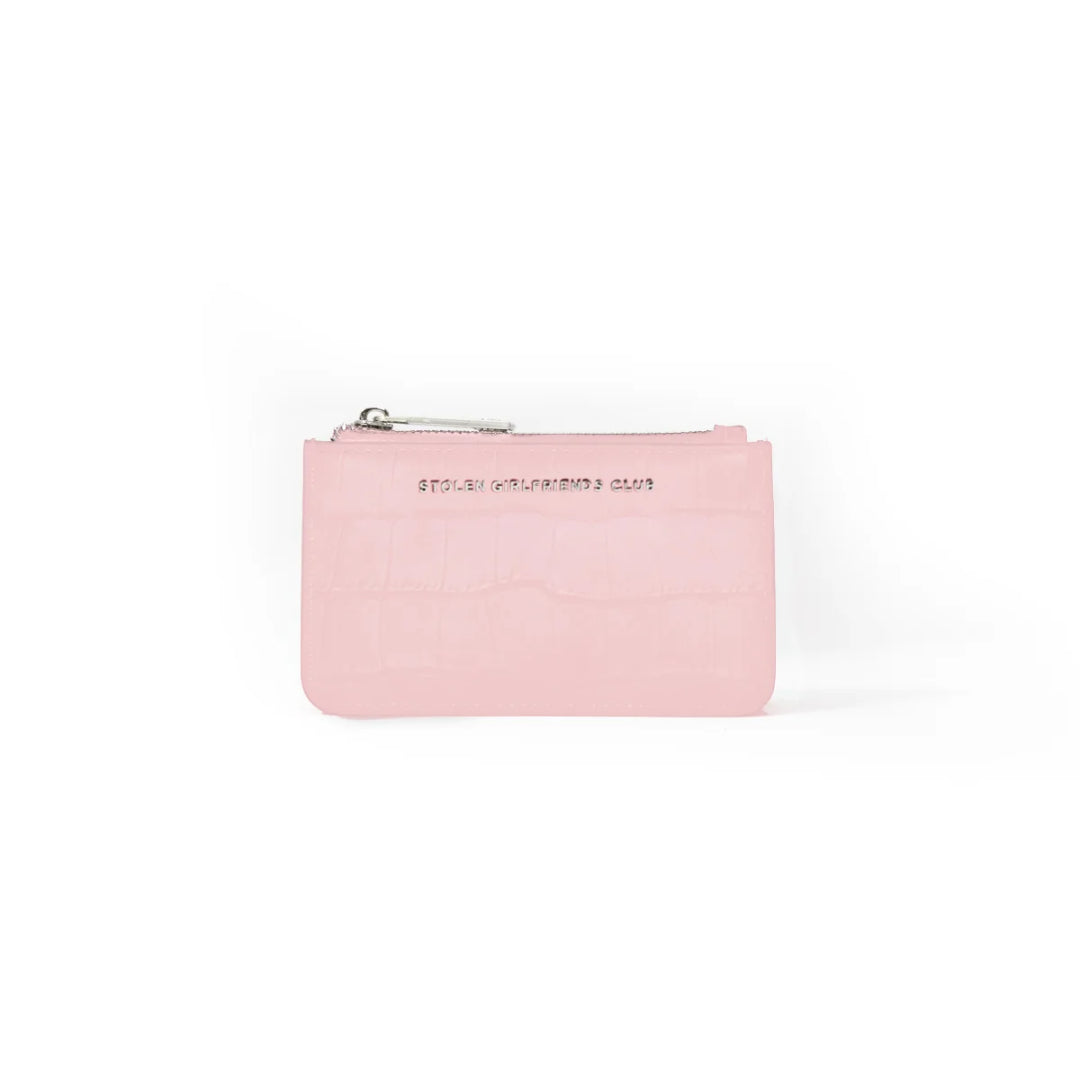 Stolen Girlfriend Club | Stolen Card Holder | Bubblegum | Leather