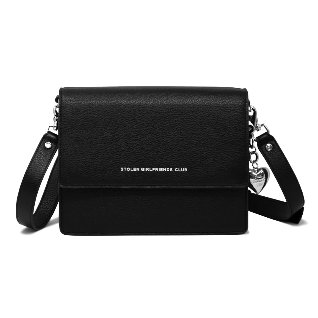Stolen Girlfriend Club | Big Trouble Bag | Black and Silver