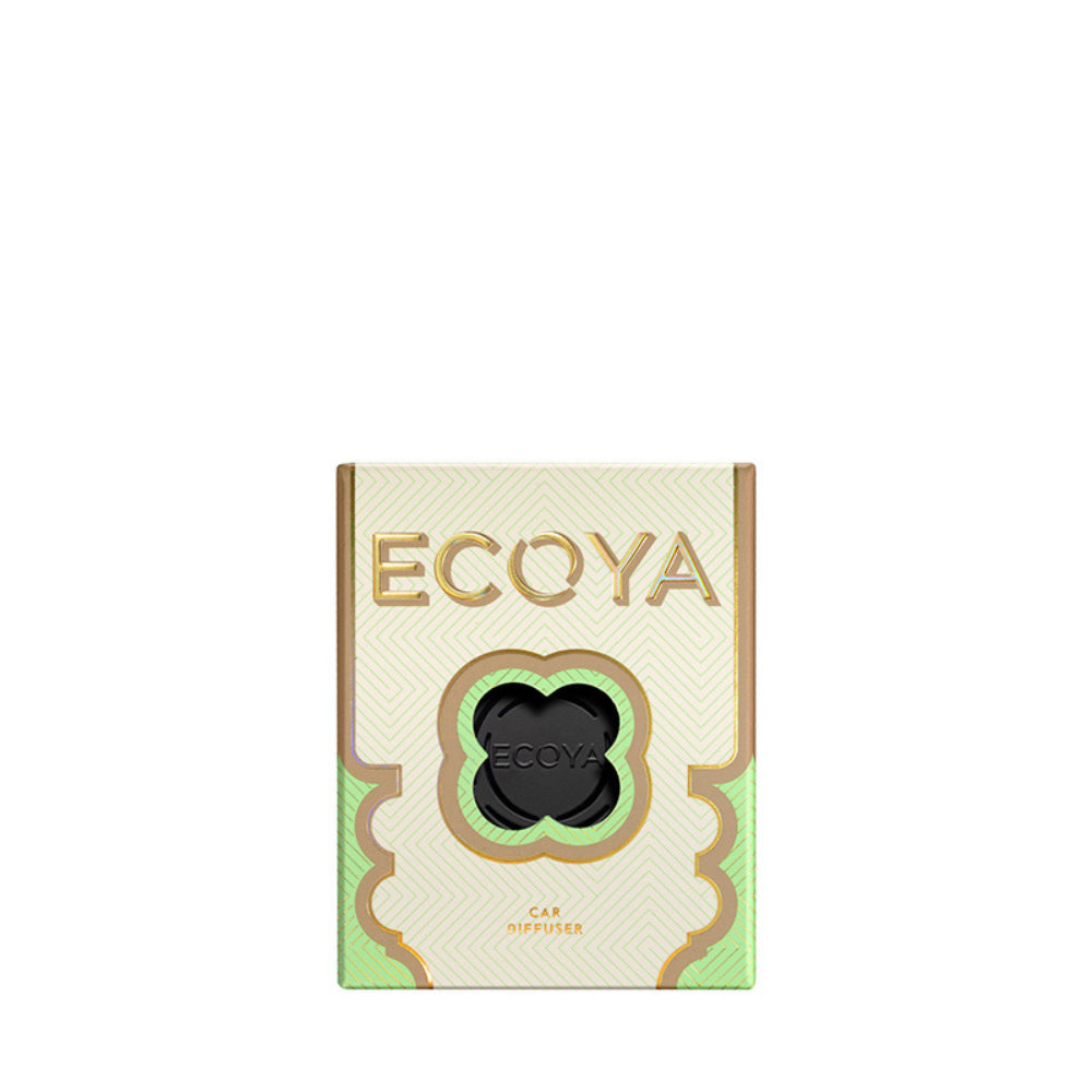 Ecoya Fresh Pine Car Diffuser Holiday Collection Precious Metals